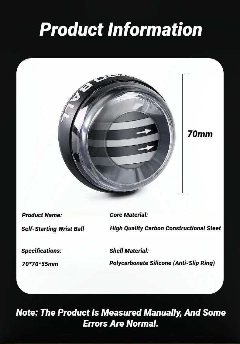 Gyroball Wrist & Forearm Exerciser Trainer