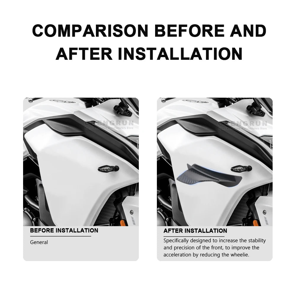 ABS Wing Spoiler for CFMOTO 650GT 450SR