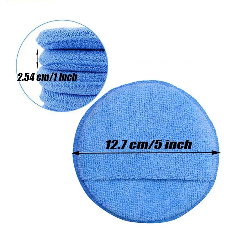 10PCS Microfiber Car Detailing Applicator Pads