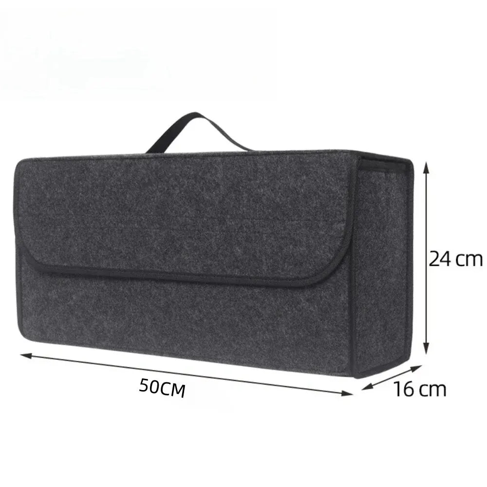 Large Car Trunk Organizer with Anti-Slip Base