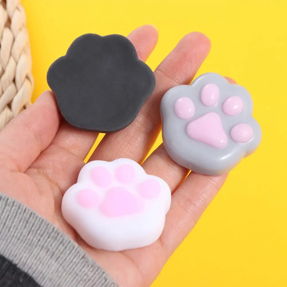 Mini Cat Paw Squeeze Toy for Stress Relief
