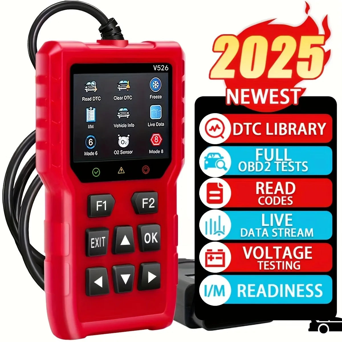 OBD2 Diagnostic Scanner Tool – Real-Time Insight for Smarter Driving