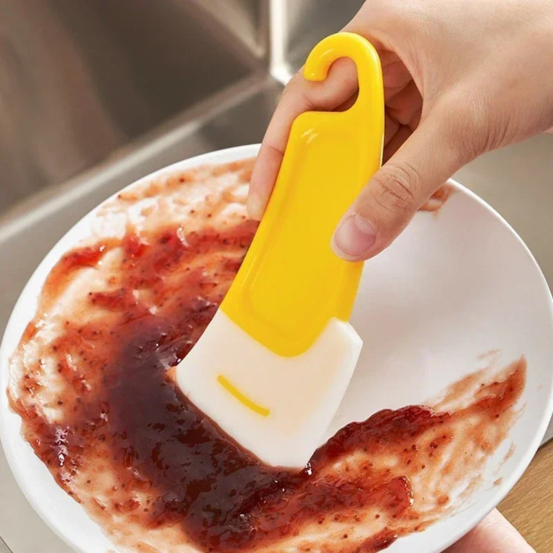 Silicone Scraper Spatula Kitchen Cleaning Tool