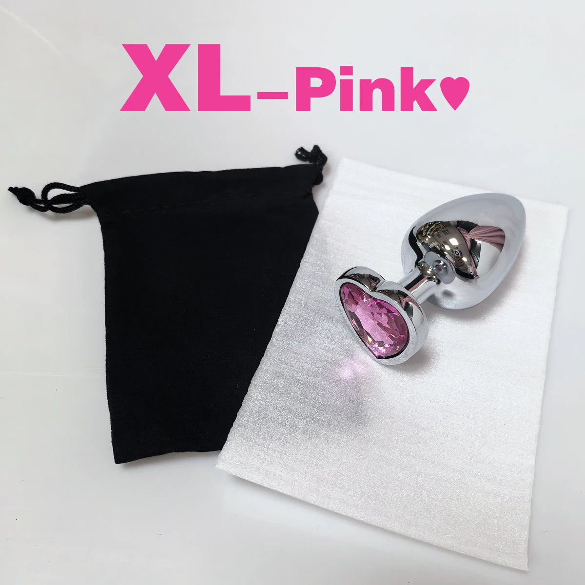 Heart Base Stainless Steel Anal Plug