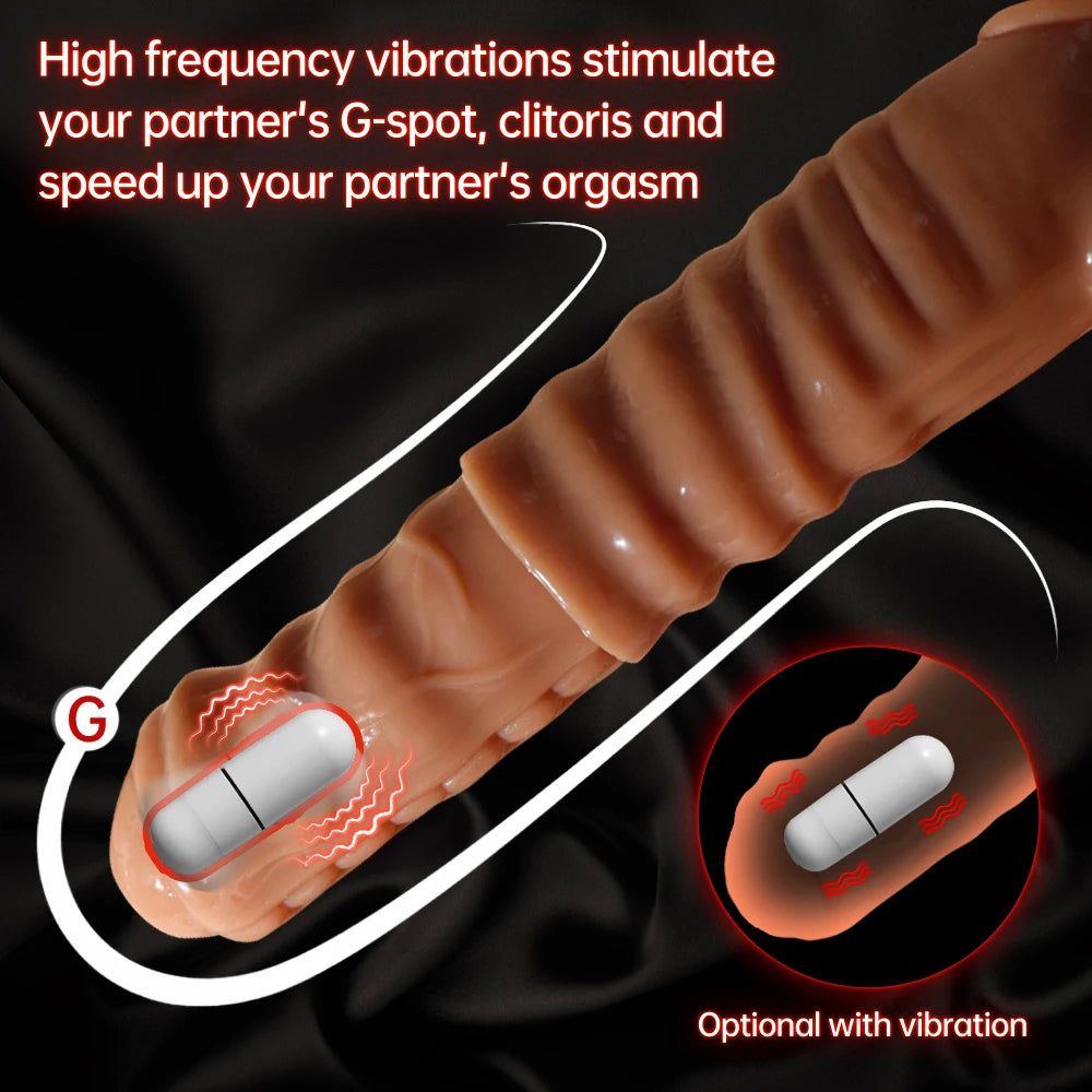 Reusable Silicone Penis Enlargement Sleeve & Cock Rings