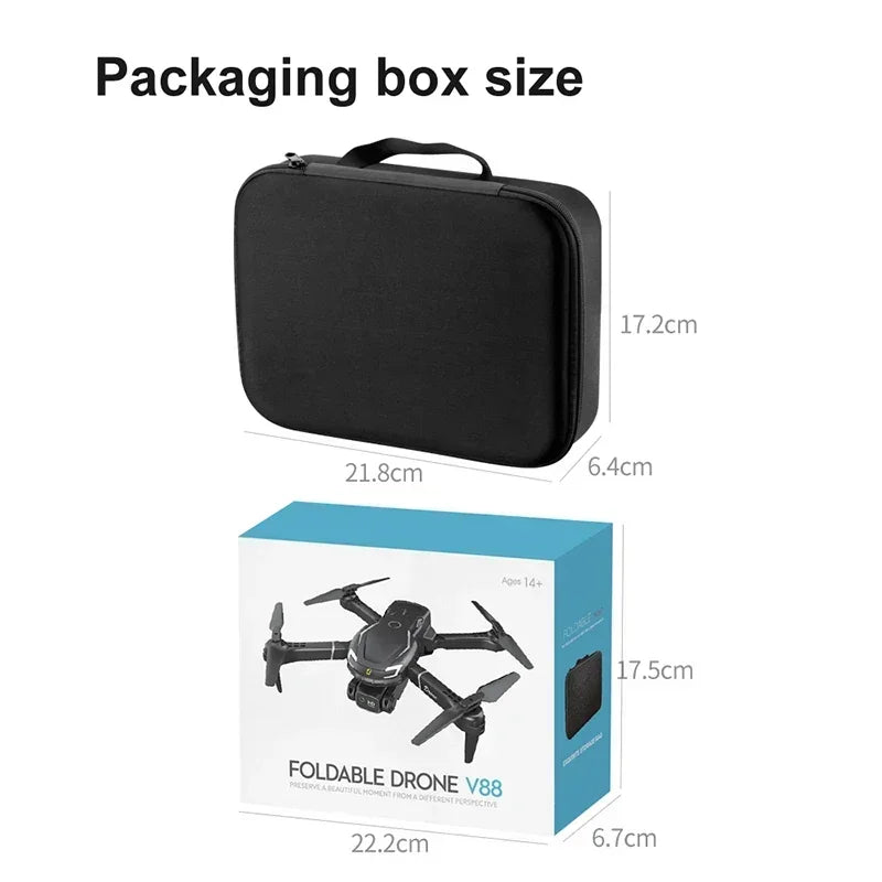 Capture stunning aerials with the V88 8K GPS drone!