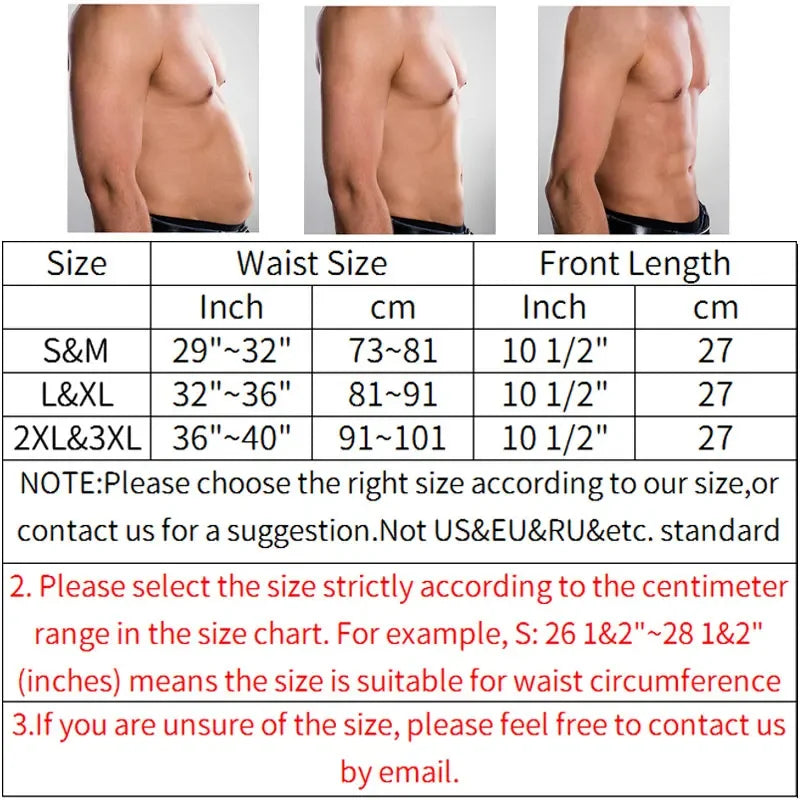 Men's Sweat Belt – Slimming Waist Trainer Corset