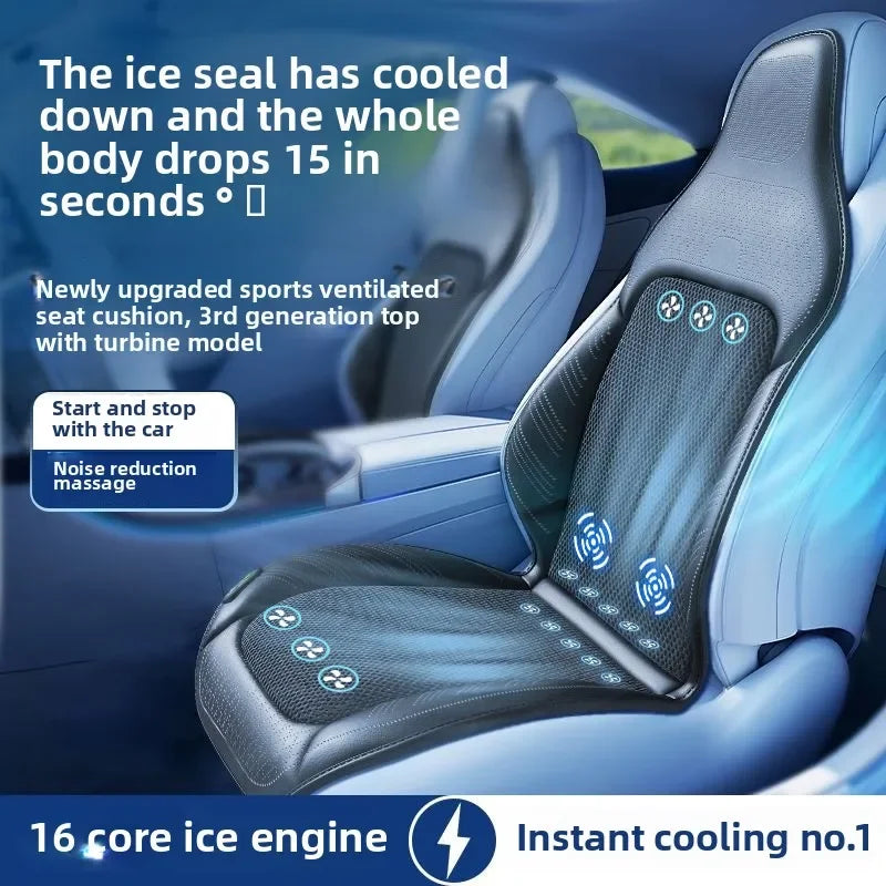 Cool Ventilated Car Seat Cushion – Summer Relief