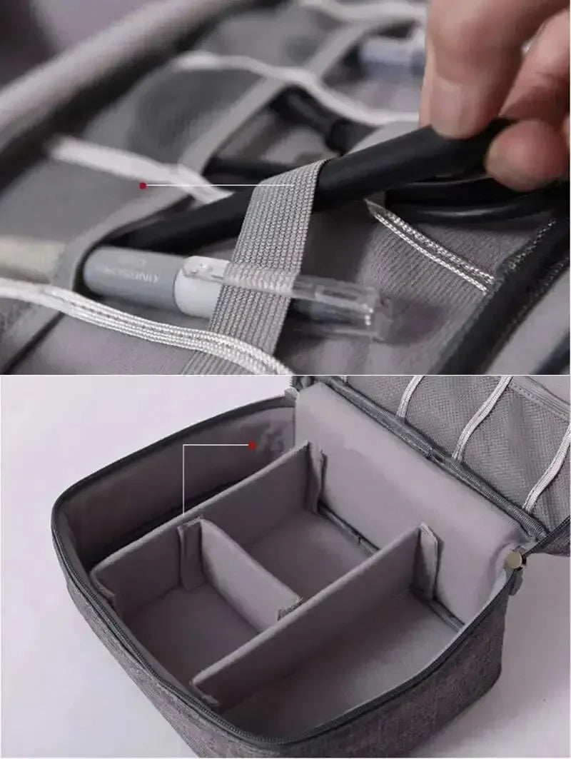 Waterproof Cable Organizer Travel Bag