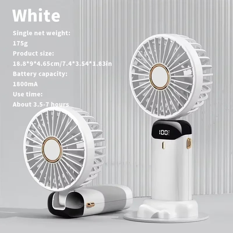 Rechargeable Neck Fan Mini Air Cooler