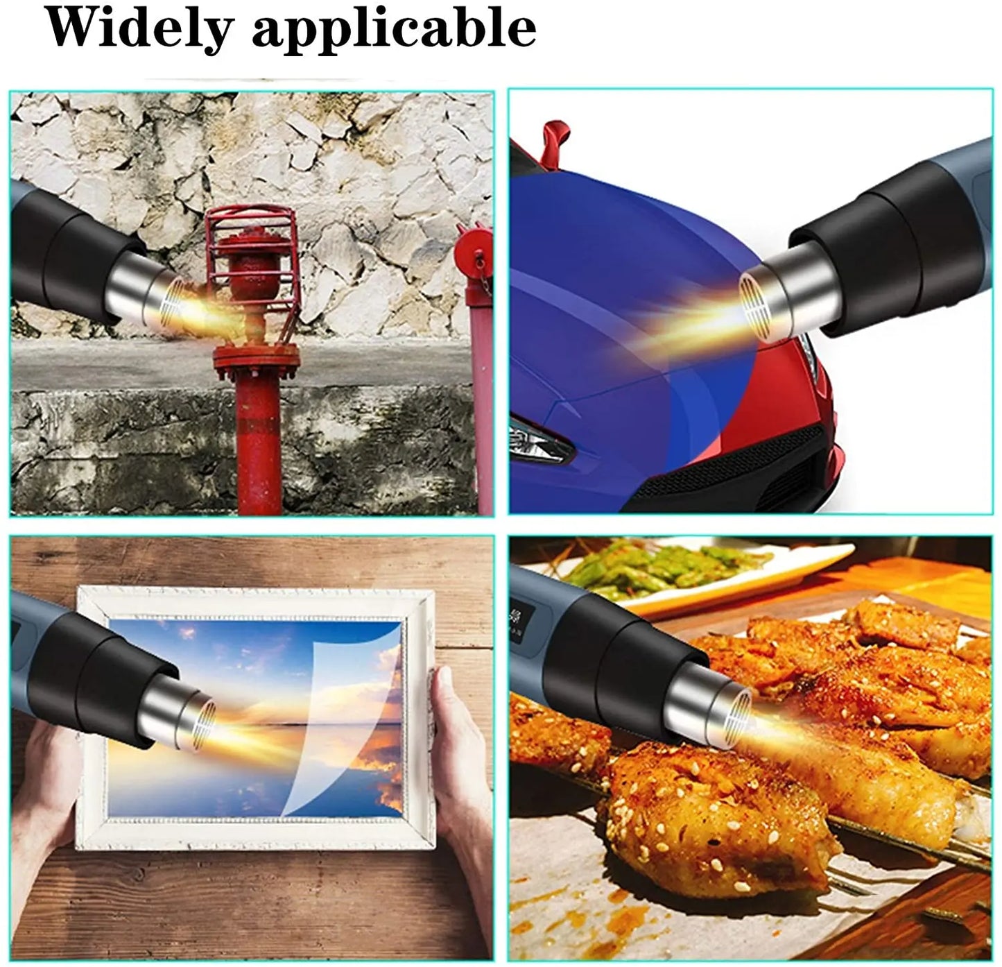 2000W Industrial Electric Hot Air Gun Digital