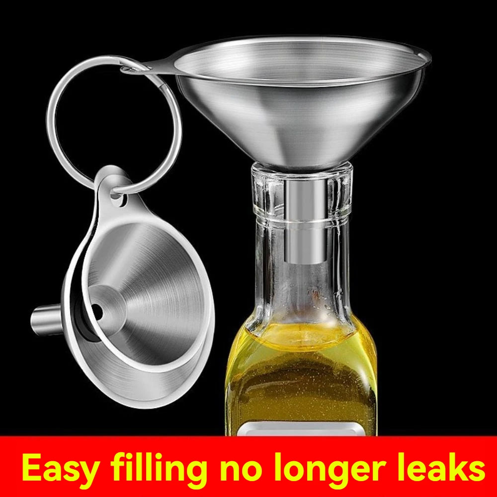 Stainless Steel Strainer Funnel Spoon – Pour & Filter with Precision!