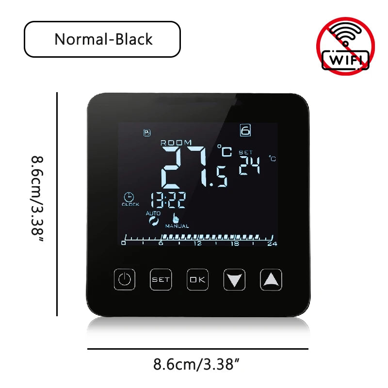 Smart Central Air Thermostat Control Panel