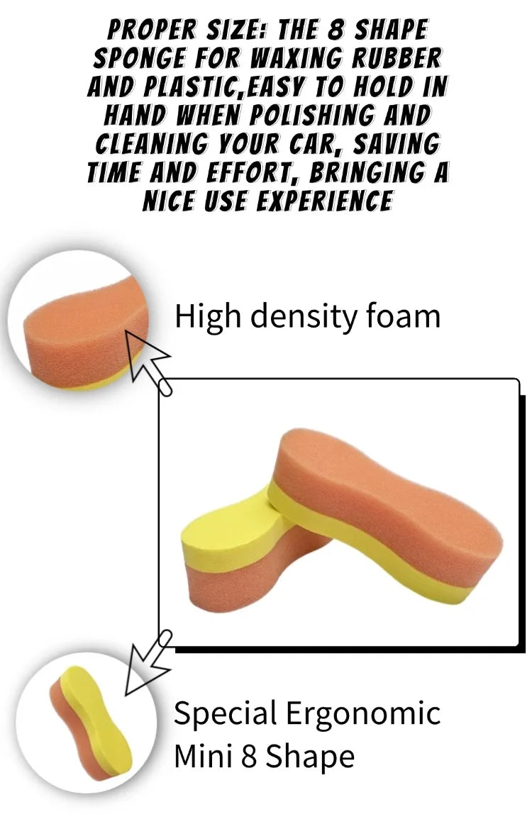Lucullan Mini 8-Shape Coating Sponge – Detail Like a Pro!