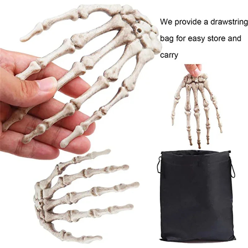 Halloween Skeleton Hand Bone Decoration Props