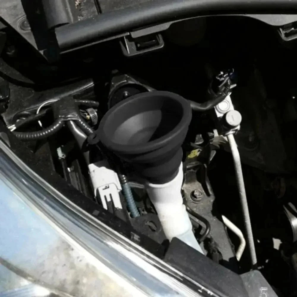 Foldable Silicone Car Engine Oil Funnel