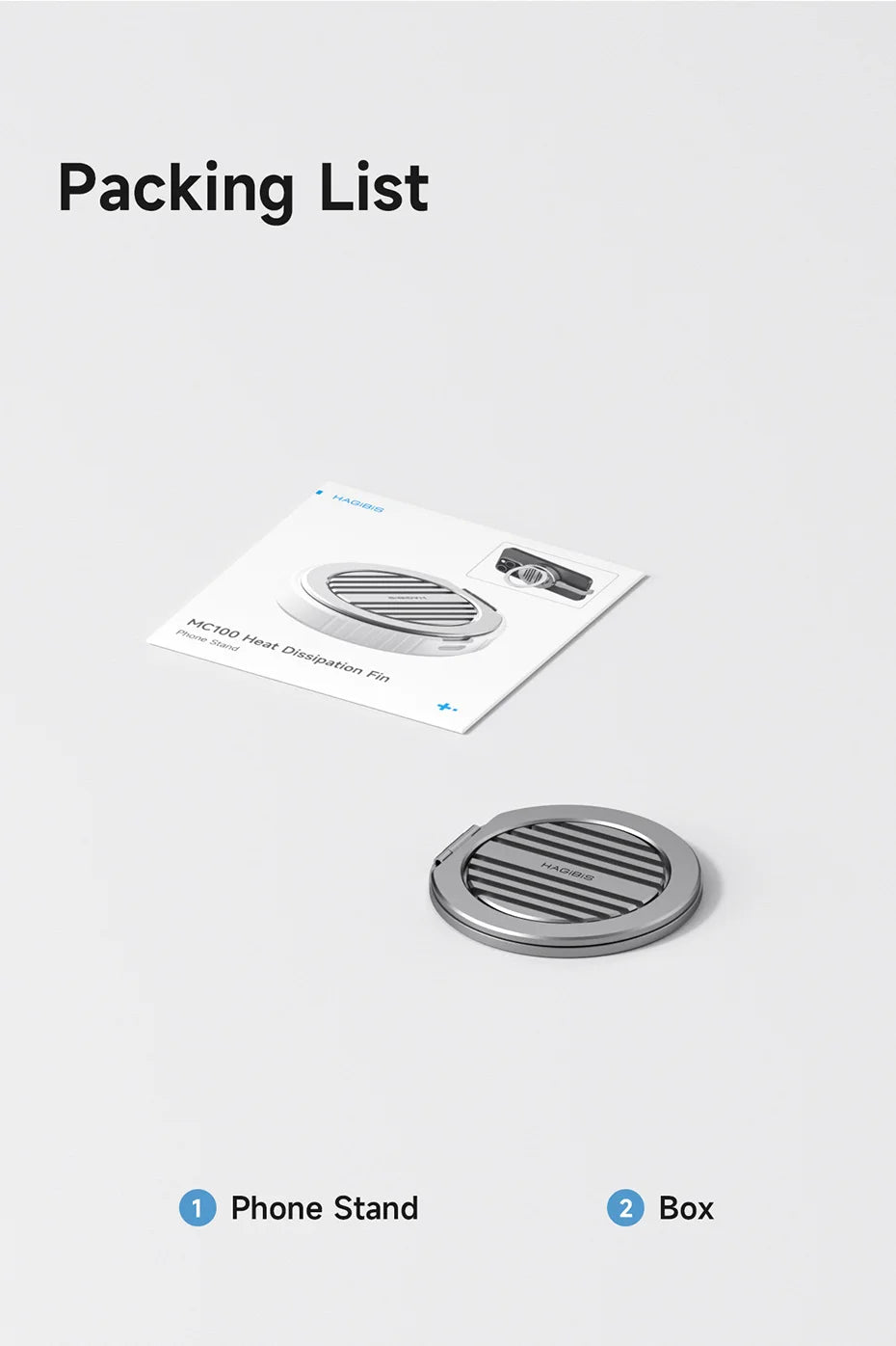 Hagibis Magnetic Heatsink Stand – Cool, Stable, MagSafe Ready!