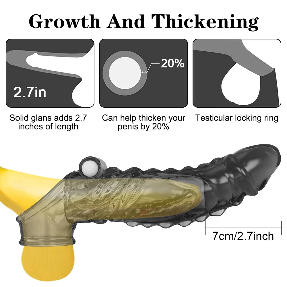 Reusable G-Spot Vibrator & Cock Ring Set