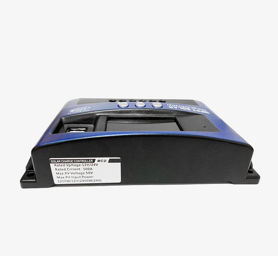 MPPT Solar Charge Controller 100A Dual USB LCD