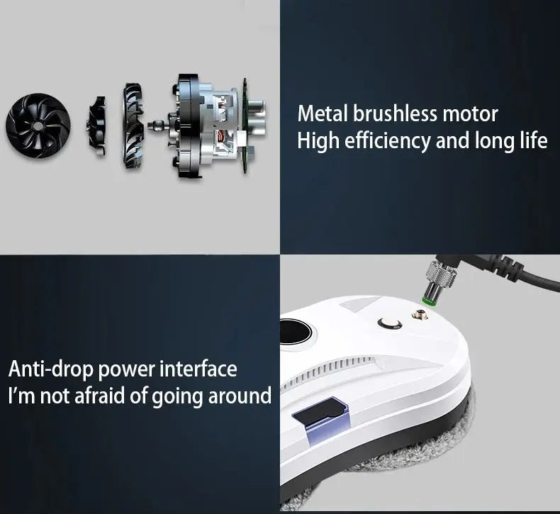 Smart Window Cleaning Robot with Auto Spray