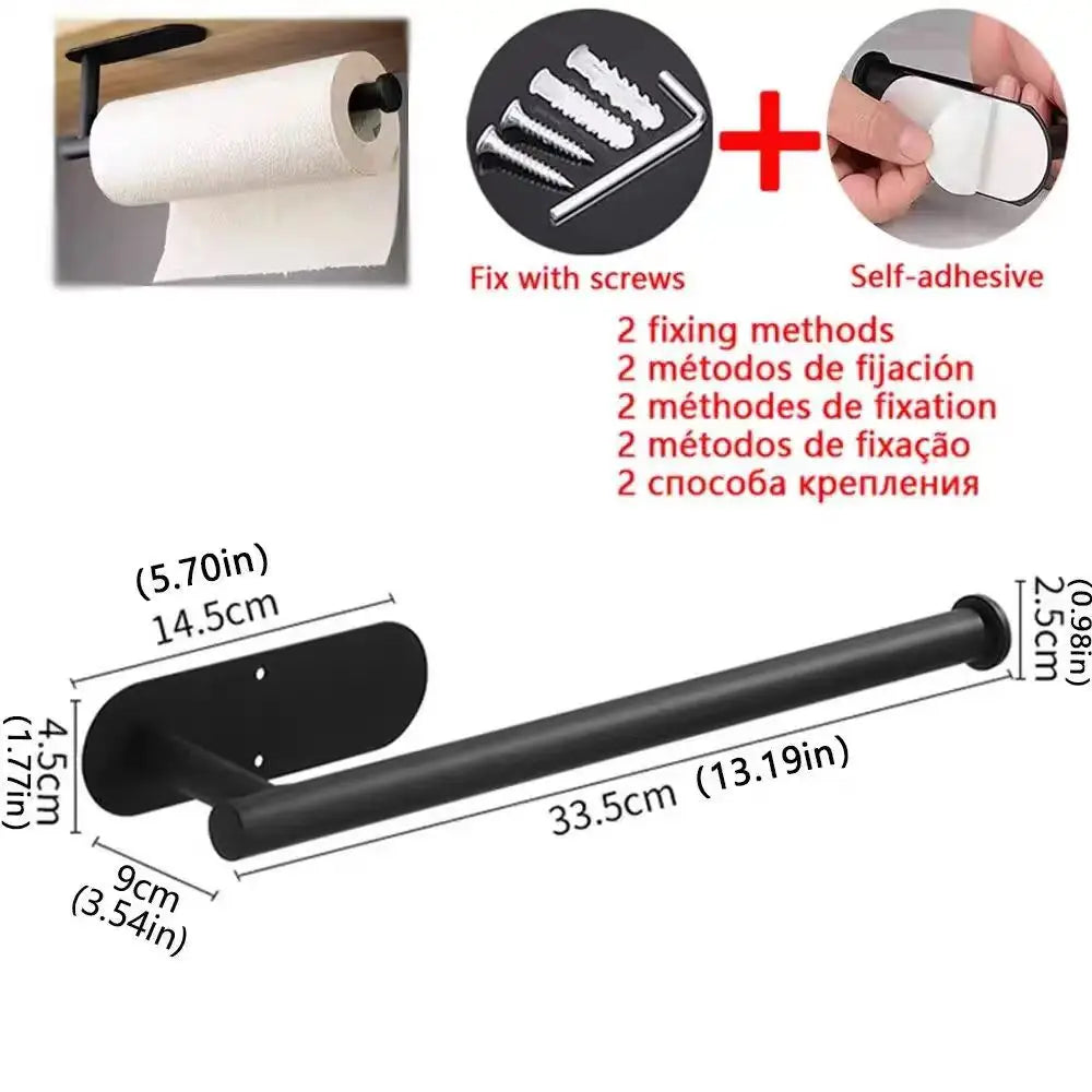 Kitchen Paper Towel Holder Adhesive Tissue Hanger