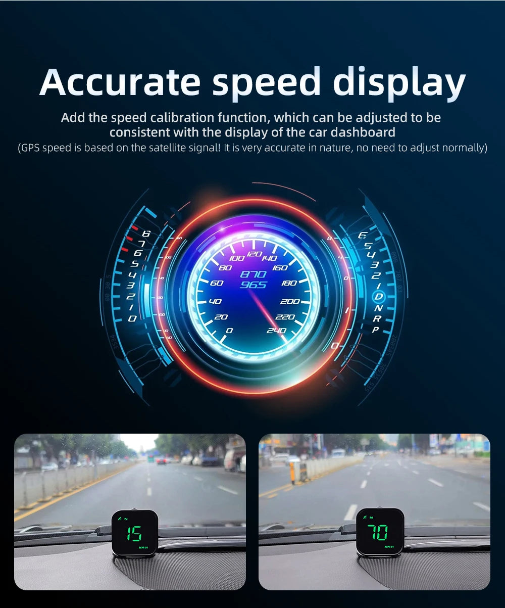 G4S HUD Smart GPS Speedometer – All-in-One Display