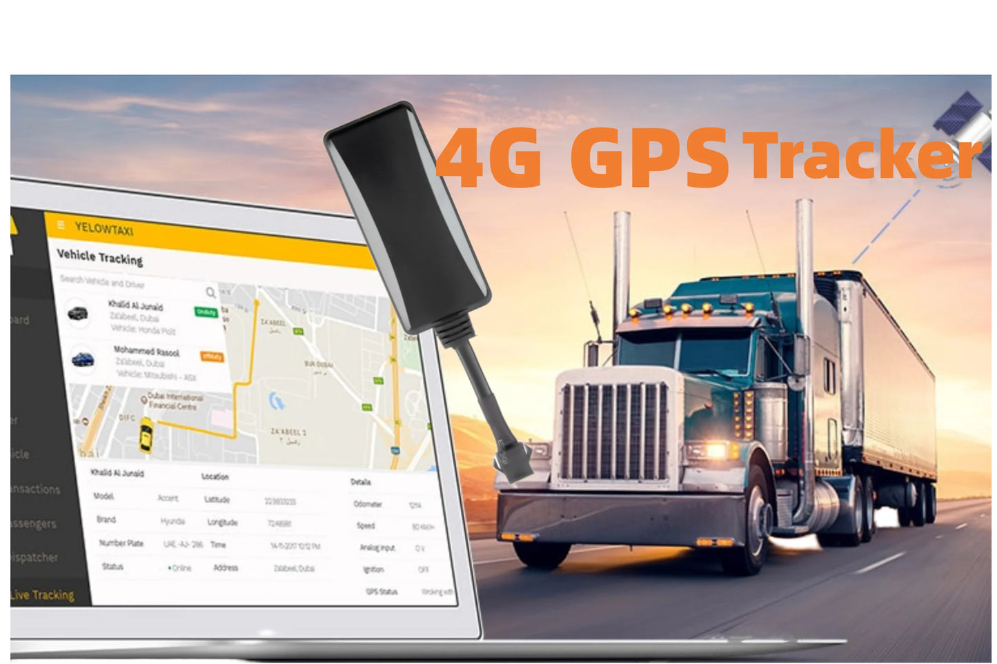 Real-time tracking with this 3pcs Mini 4G GPS Device Set!
