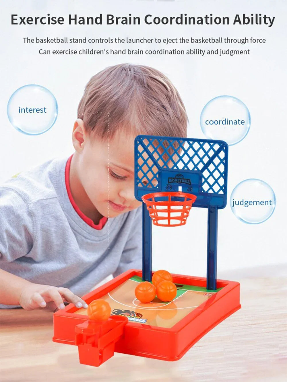 Mini Desktop Basketball Game Set – Portable Fun