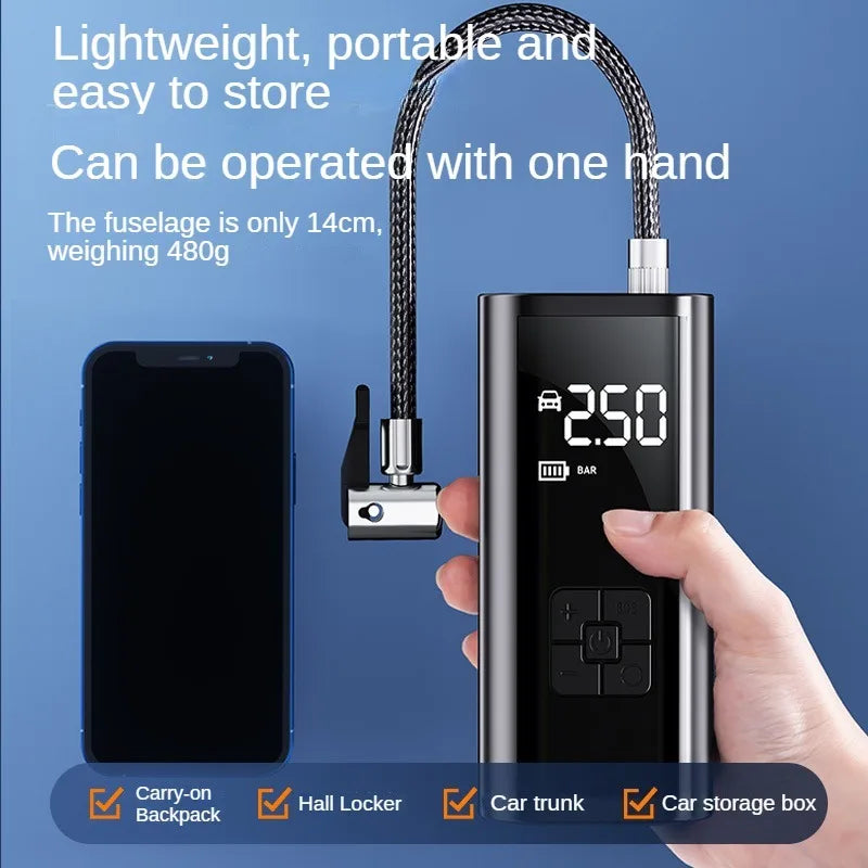 Wireless Car Air Pump 150PSI Multi-Purpose Inflator