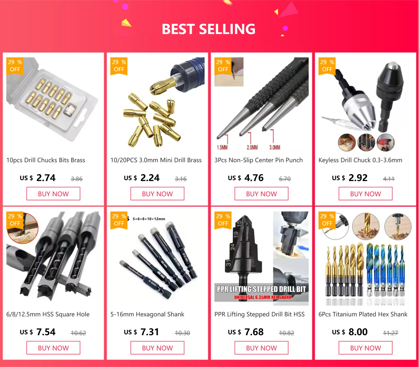 Drive accurate marks with this 3-piece center punch set!
