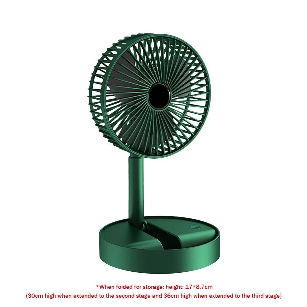 Foldable USB Rechargeable Cooling Fan