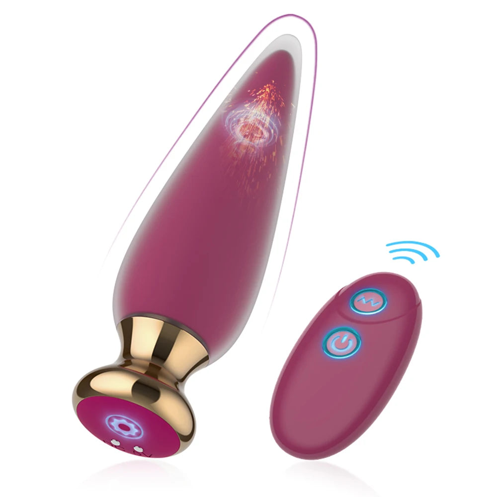 Wireless Remote Anal Vibrator for Men & Women