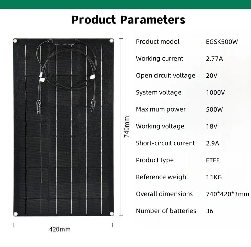 Super Power Solar Panel Kits 500W-2000W for RV & Camping