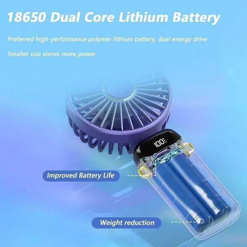 Portable Neck Air Conditioner Mini USB Fan