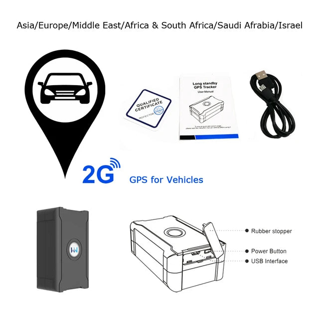 No-SIM GPS Tracker – Accurate Vehicle Location Anywhere