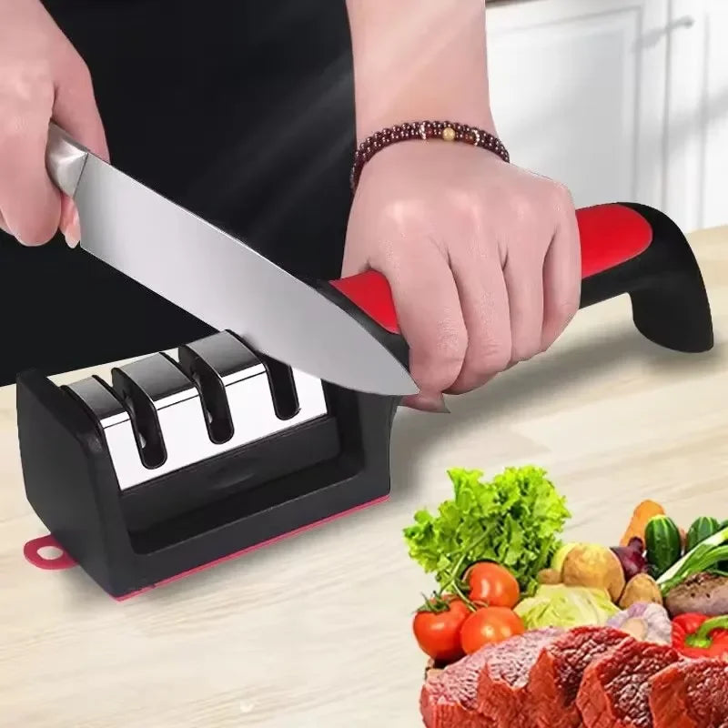 Multifunctional Knife & Scissors Sharpener – Precision Sharpening at Your Fingertips!