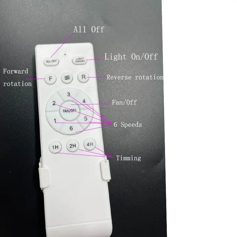 42-52 Inch DC Motor Ceiling Fan Remote Control