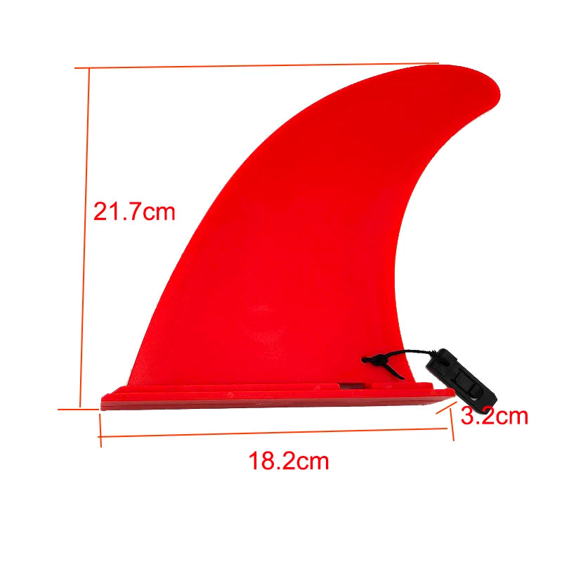 Red SUP Fin for Inflatable Paddle Board