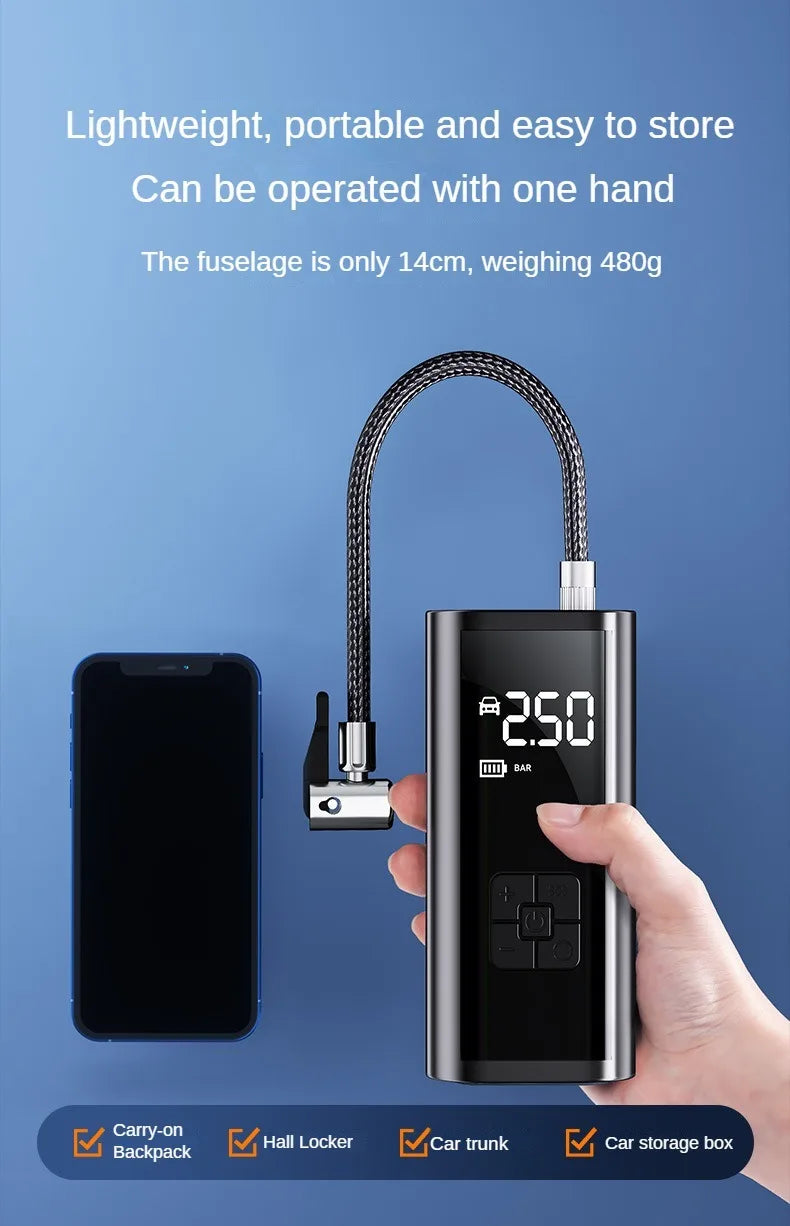 Wireless Car Air Pump 150PSI Multi-Purpose Inflator