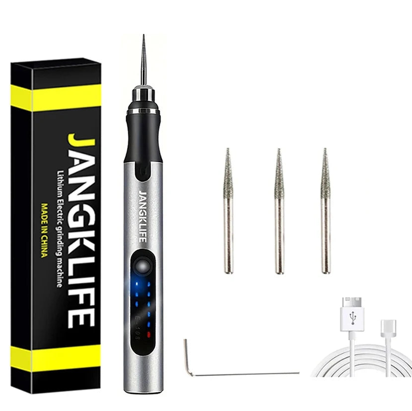 DIY USB Cordless Rotary Tool Kit Engraving - Clickilix