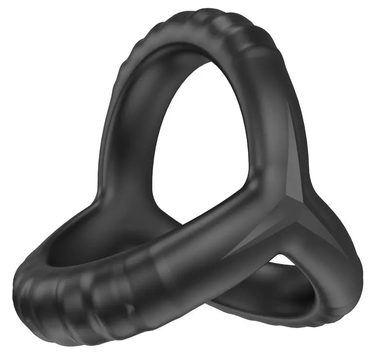 Black Silicone Cock Ring for Men