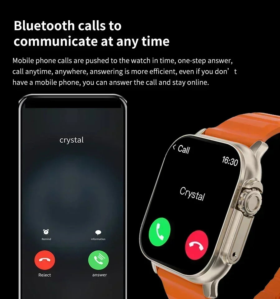 Smartwatch 2.08" HD NFC Bluetooth Call