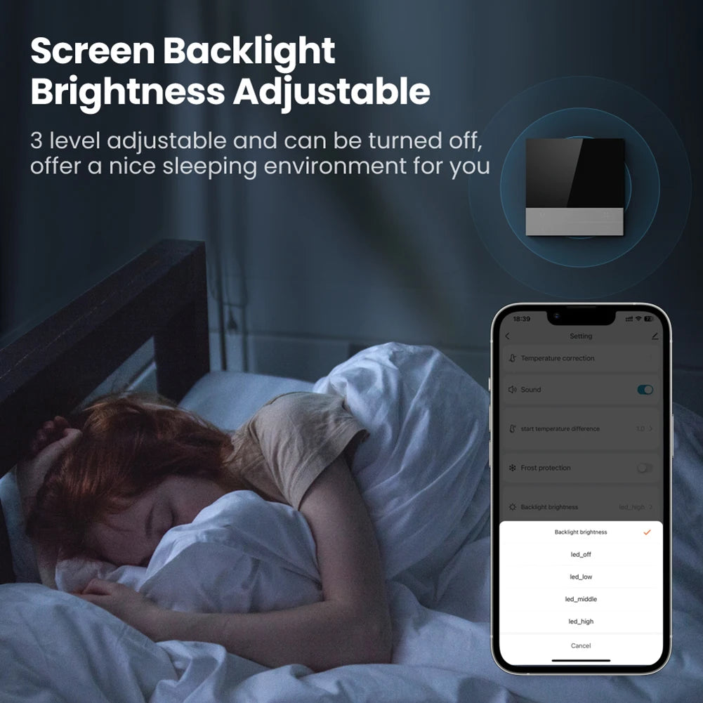 WiFi Smart Thermostat for Central AC System
