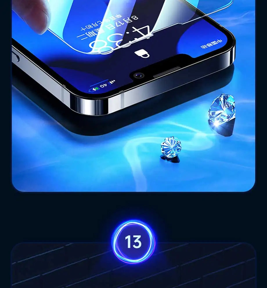 4-Pack iPhone Tempered Glass Protectors