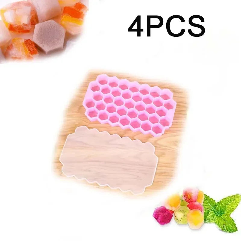 148-Cavity Honeycomb Ice Cube Tray – Chill More, Refill Less