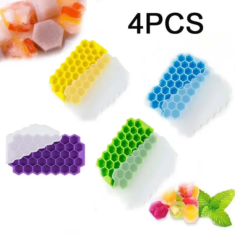 148-Cavity Honeycomb Ice Cube Tray – Chill More, Refill Less