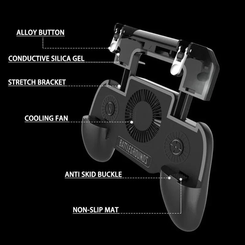 Mobile Game Trigger Controller for PUBG & Free Fire