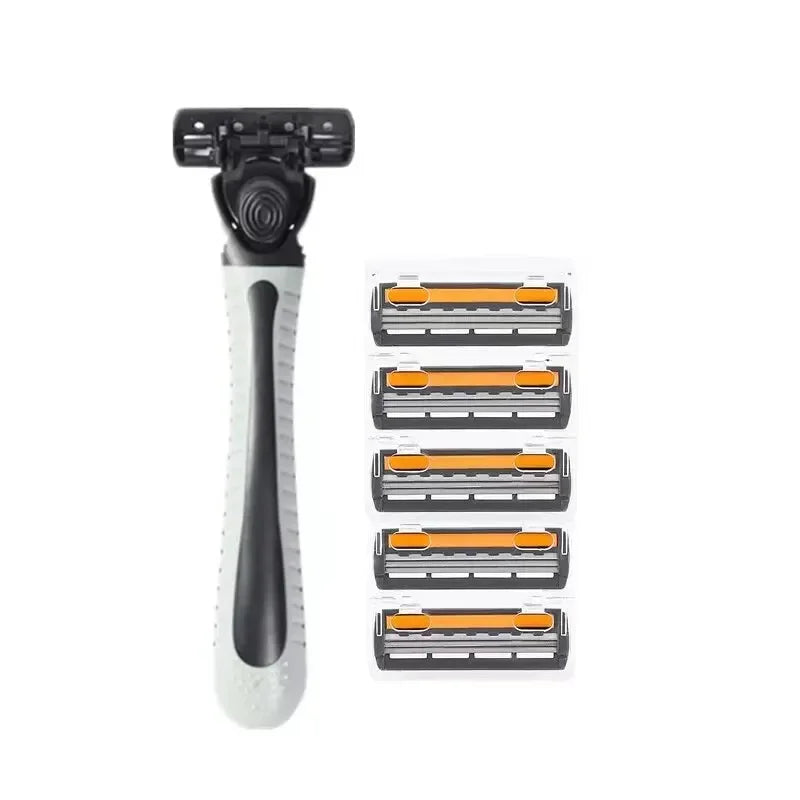 Triple-Layer Men's Reusable Shaver Razor