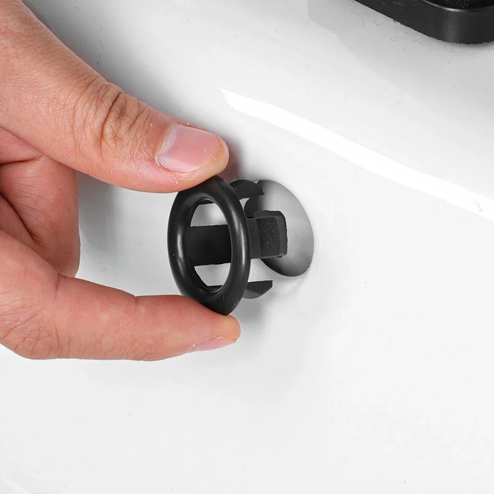 4Pcs Overflow Drain Cover for Sink & Bathtub