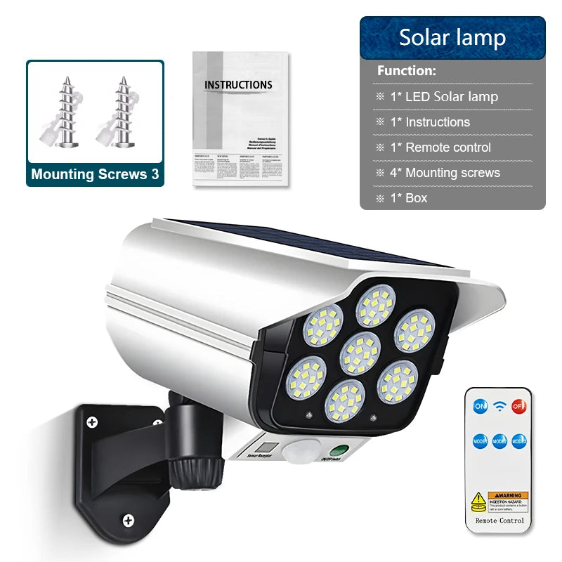 Smart Solar Wall Lamp with Motion Sensor